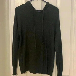 Loft outlet heather gray sweater hoodie